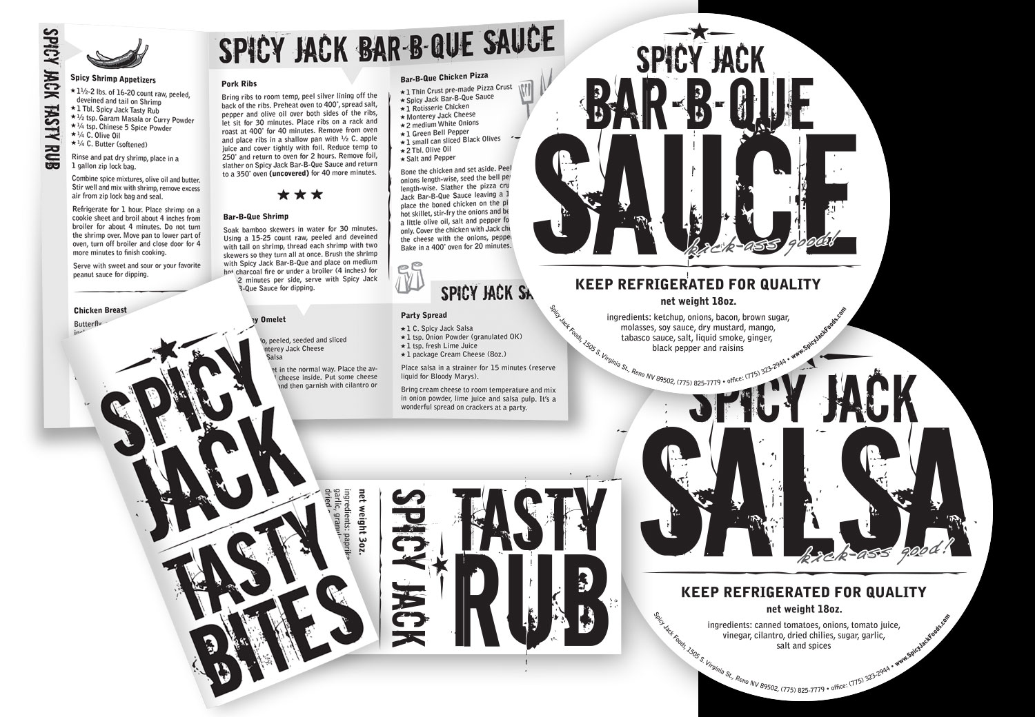 Spicy Jack Packaging